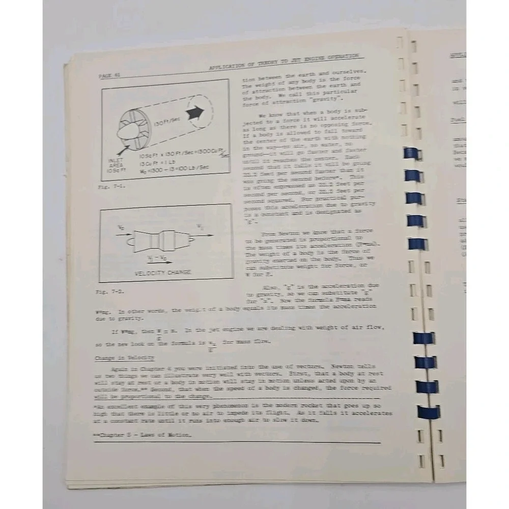 1958 JET ENGINE FUNDAMENTALS Pratt &‎ Whitney Intro to Jet Engines *Spiral* M669